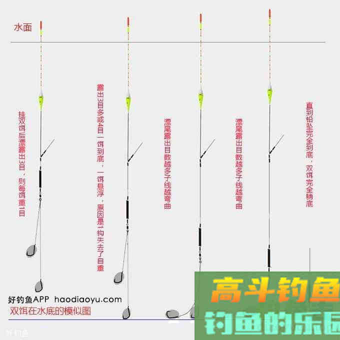 钓鱼调漂找到清晰顿口的四个步骤方法