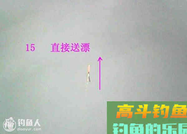 图解鲫鱼的常见咬钩信号漂像