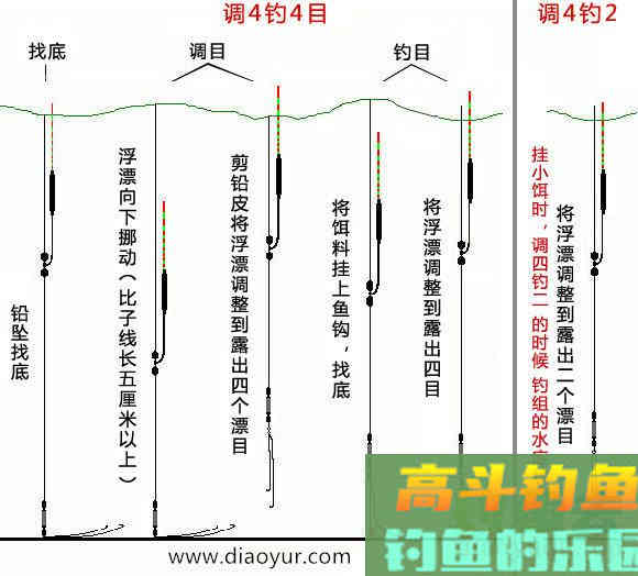 钓鲤鱼要如何调漂（钓顿、钓灵与选漂）