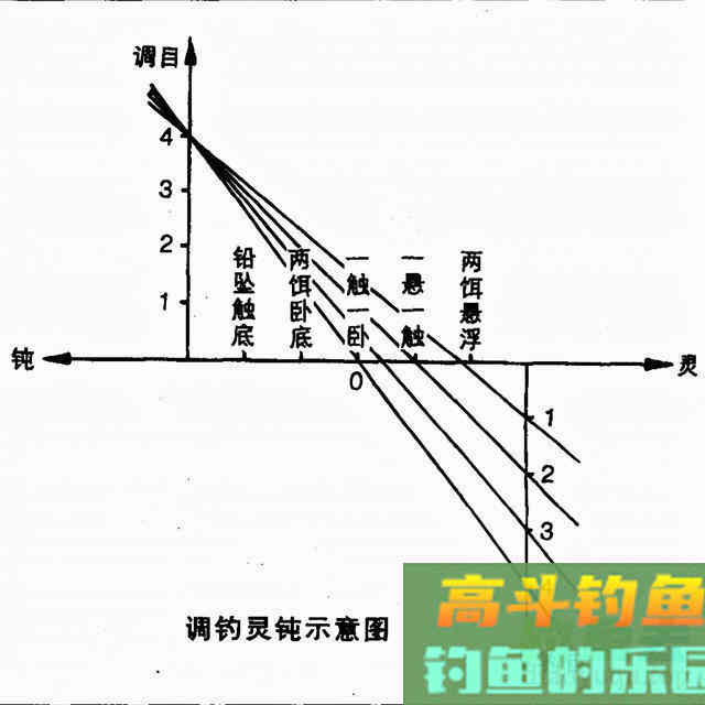 调灵、调钝不明白？一幅图了解钩饵在水底的状态