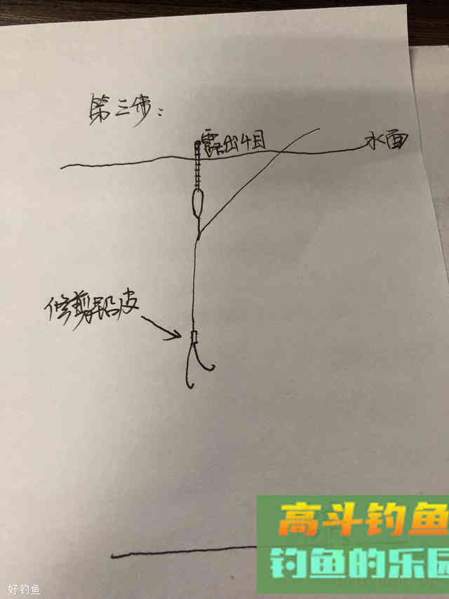 图解调四钓二最简单方法，5步轻松调漂