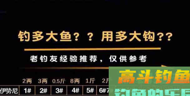 钓青鱼大物鱼钩的选择有何注意点，如何正确的去选择