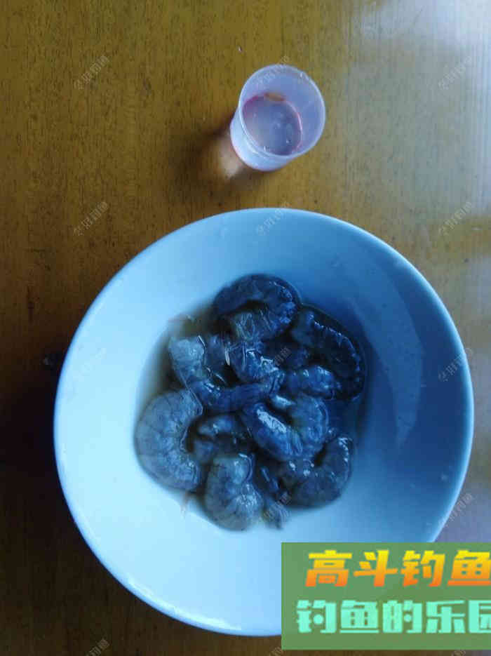 虾拉饵真实的制作过程与效果