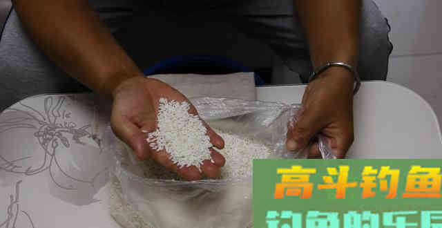 自制大米鲫鱼饵，能狂上鲫鱼的自制熟糯米混合饵