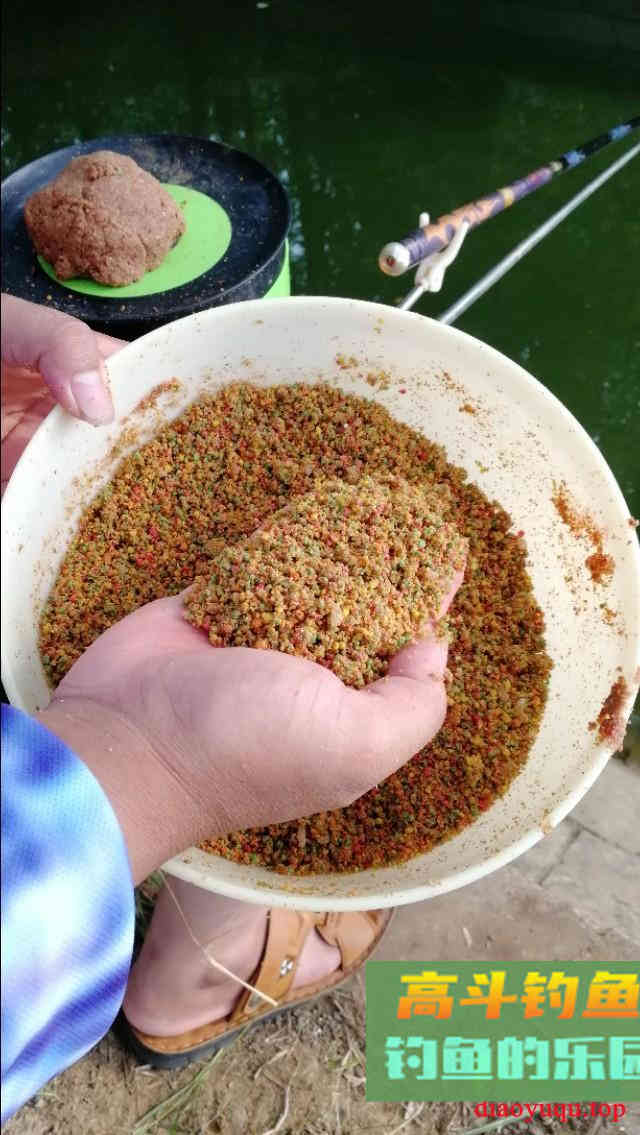 野钓环境下自制散炮，不但避小鱼，还专诱大鲫鱼