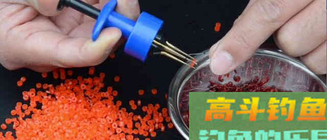 最快捷的红虫挂钩方法，不怕红虫体型小，越冷越好用