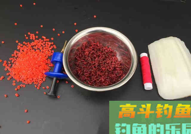 最快捷的红虫挂钩方法，不怕红虫体型小，越冷越好用