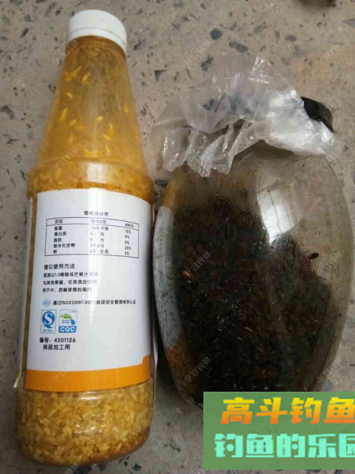 试做黑米窝料，等待检验诱鱼效果！