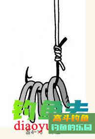 钓鱼蚯蚓的正确挂法