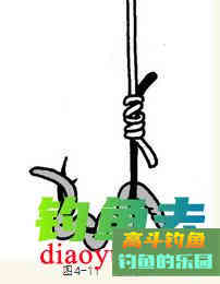 钓鱼蚯蚓的正确挂法